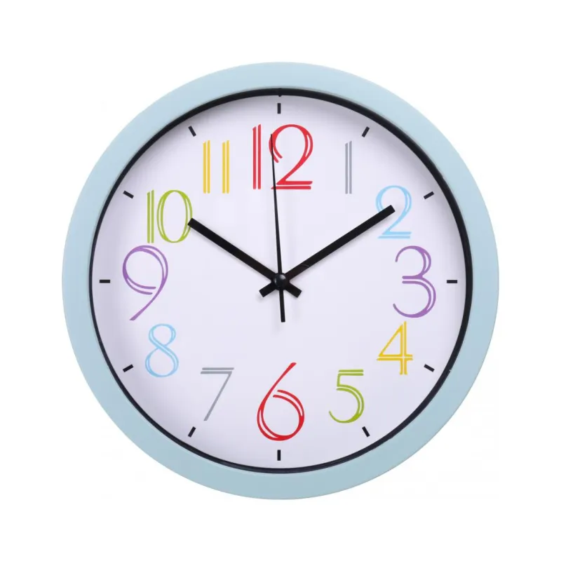 Настінний годинник Optima Rainbow пластиковий, білий (O52095)