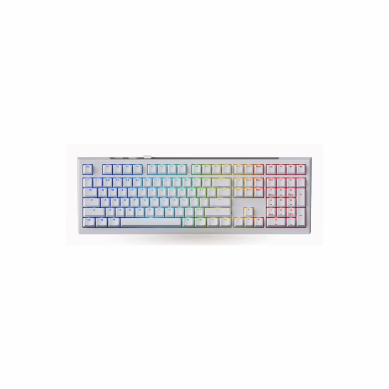 Клавиатура Ducky One X Magnetic Switch Wireless UA White (ON2408AST3-DAUSPDOECL2WW1)