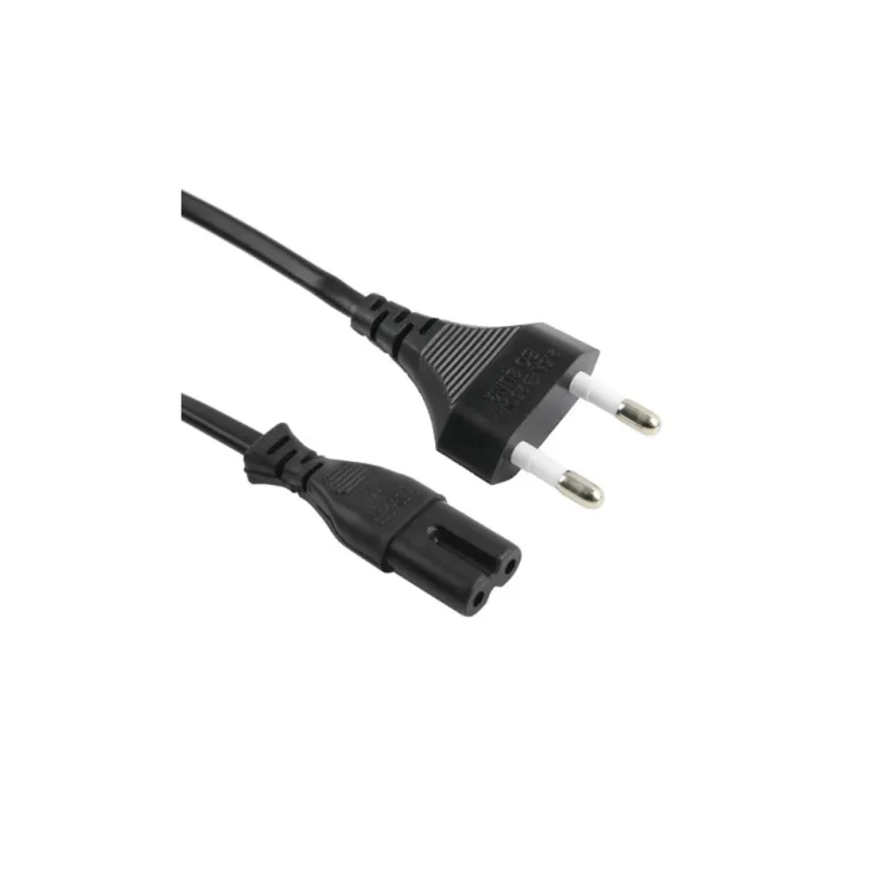 Кабель живлення C7 1.5m 0.5mm2 Merlion (PC-184/2 CEE7/16-C7-CCA15)