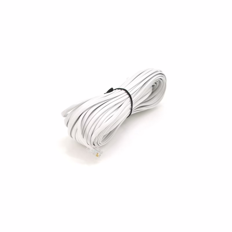 Патч-корд телефонный 30м RJ11 (6P4C) Voltronic (PC-30,0W)