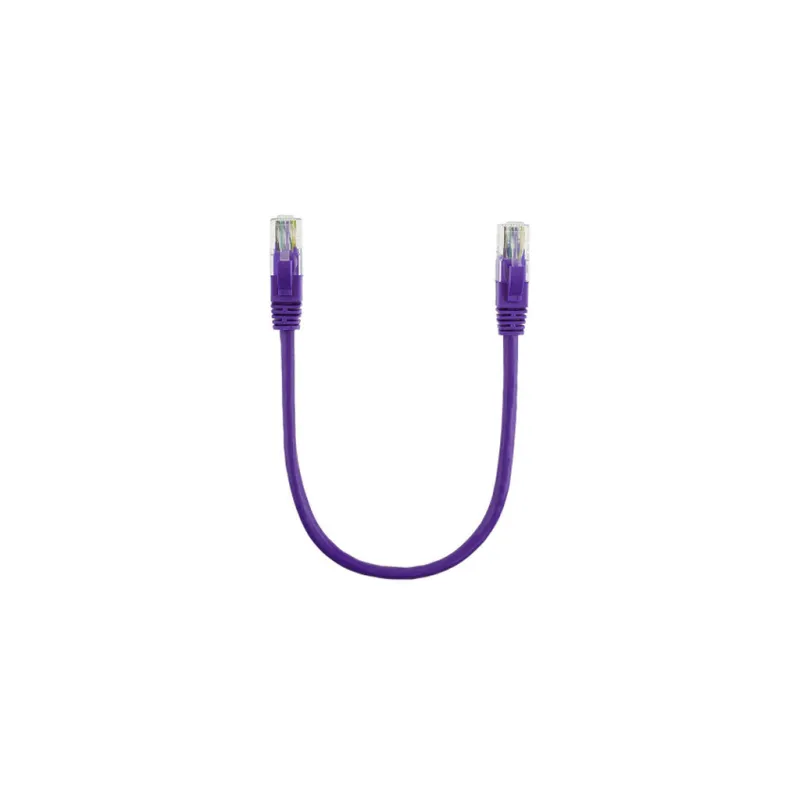 Патч-корд 0.5м, UTP, cat.5e, CU, violet Ritar (PCR-CU/0.5Pe / 14089)