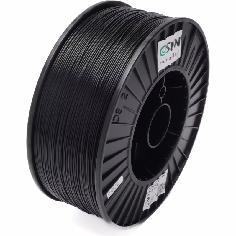Пластик для 3D-принтера eSUN PLA+ 1.75мм, 3кг, Black (PLA+175B3)