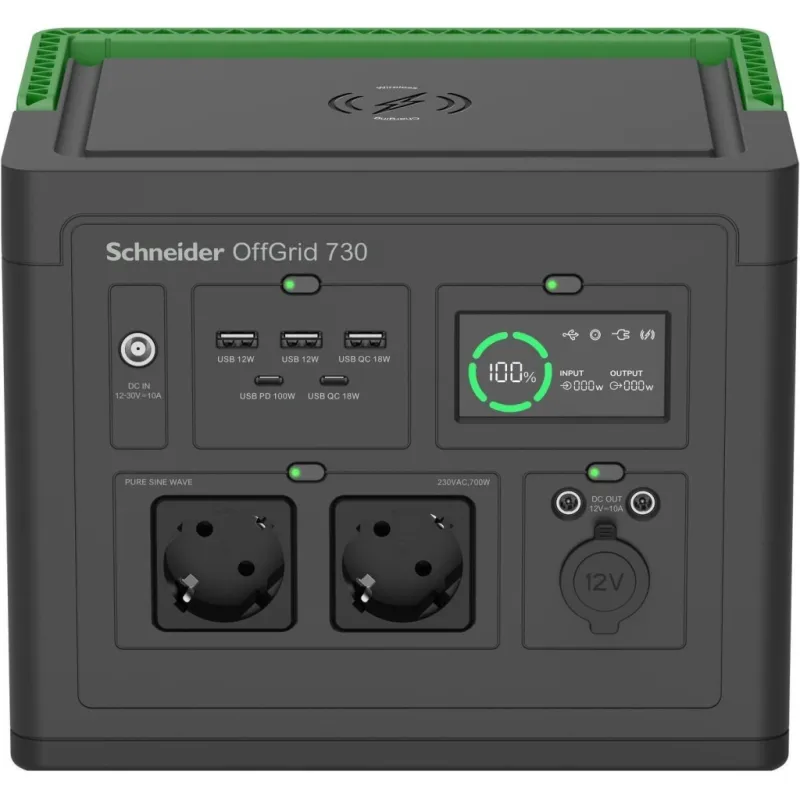 Зарядна станція Schneider Electric 700, 738Wh (PPS730-GR)