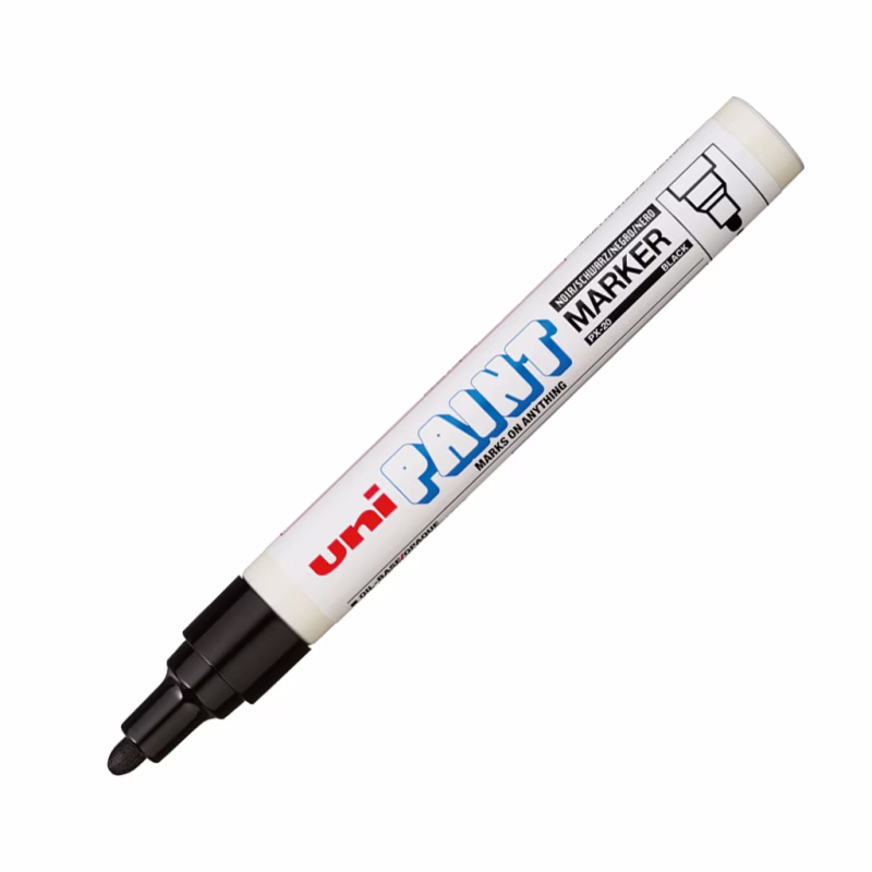 Маркер UNI Paint 2,2-2,8мм, чорний (PX-20(L) BLACK)