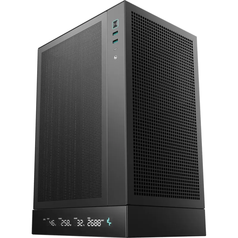 Корпус для ПК Deepcool CH170 Digital Black (R-CH170-BKNPI0D-G-1)