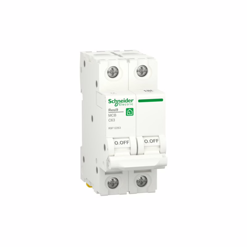 Автоматичний вимикач Schneider Electric RESI9 6kA 2P 63A С (R9F12263)