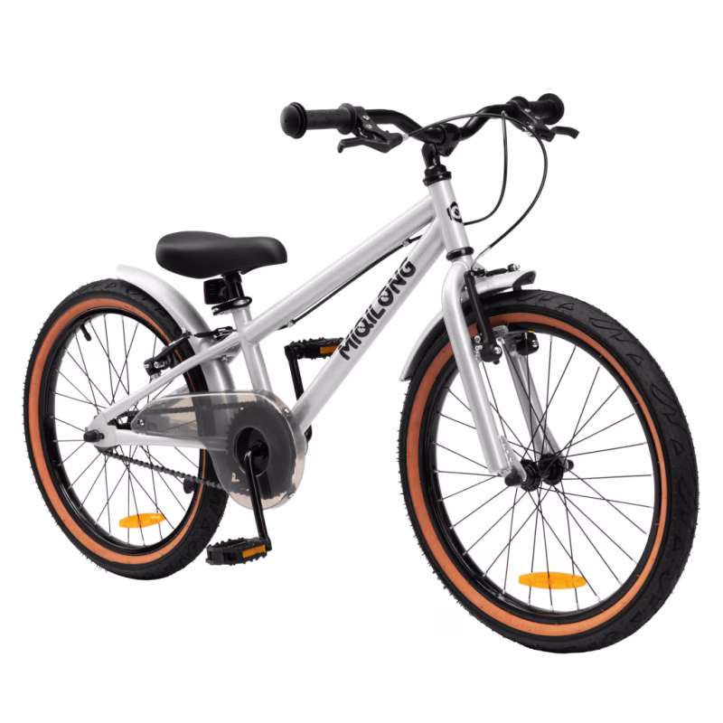 Дитячий велосипед Miqilong ST 20" срібний (RBB-ST20-SILVER)