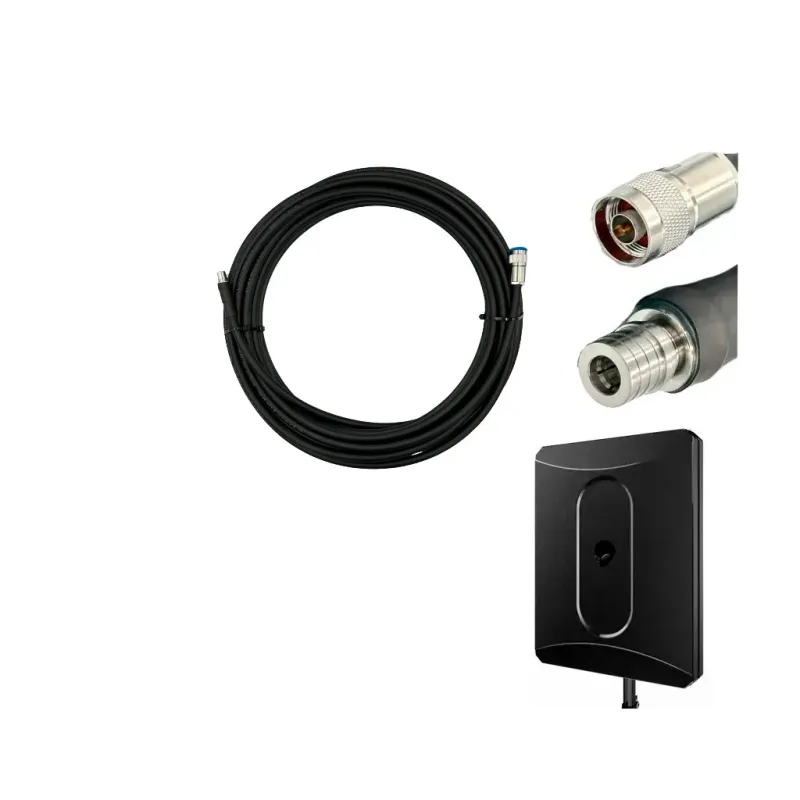 Кабель для дрона ALIENTECH RG8 для Deimox, QMA -N-type (2 шт по 35м) (RG8-Q-JW/N-JW-35)