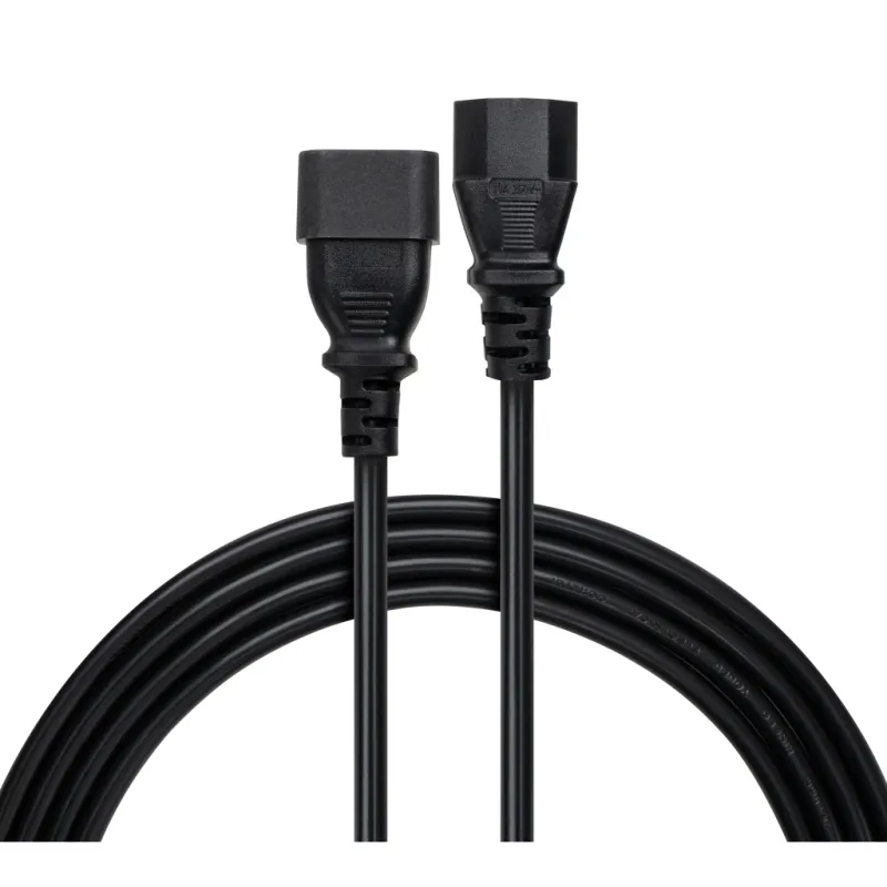 Кабель живлення C13 to C14 1.8m 0.75mm2 Rezone (RZPC-13141875)