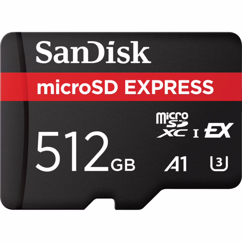 Карта памяти SanDisk 512GB microSDXC class 10 UHS-I U3 A1 Express (SDSQXFN-512G-GN4NN)
