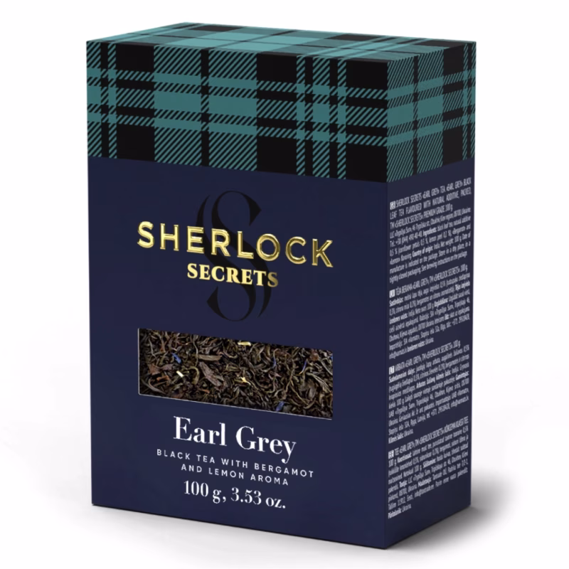 Чай Sherlock Secrets Earl Grey черный листовой 100 г (shs.00995)