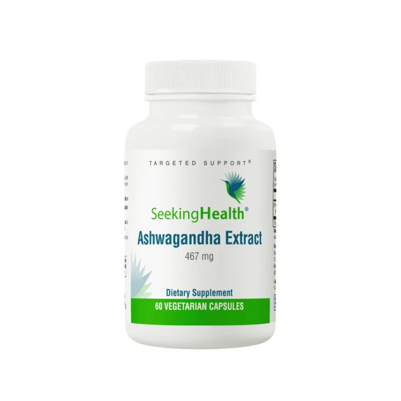 Трави Seeking Health Екстракт ашваганди, 467 мг, Ashwagandha Extract, 60 капсул (SKH-52014)