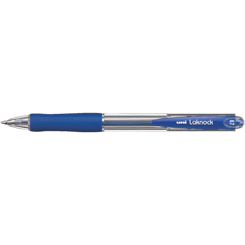 Ручка шариковая UNI автоматическая Laknock синий 0,5 мм (SN-100.(05).Blue.)