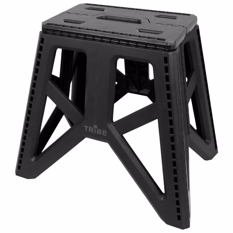 Стілець складаний Tribe Camp Chair High пластиковий black (T-EF-0002-black)