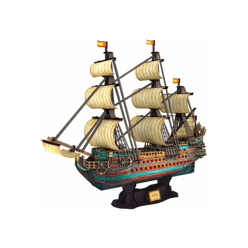 Пазл Cubic Fun Тривимірна головоломка-конструктор Іспанська Армада Сан Феліпе (T4017h)