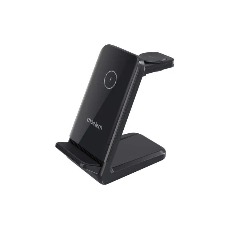 Зарядний пристрій Choetech Wireless 3-in-1 15W black (T608-F)