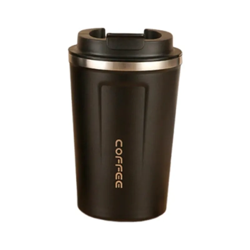 Термокружка Merlion 380 мл, чорна (Termo-304-380Black)