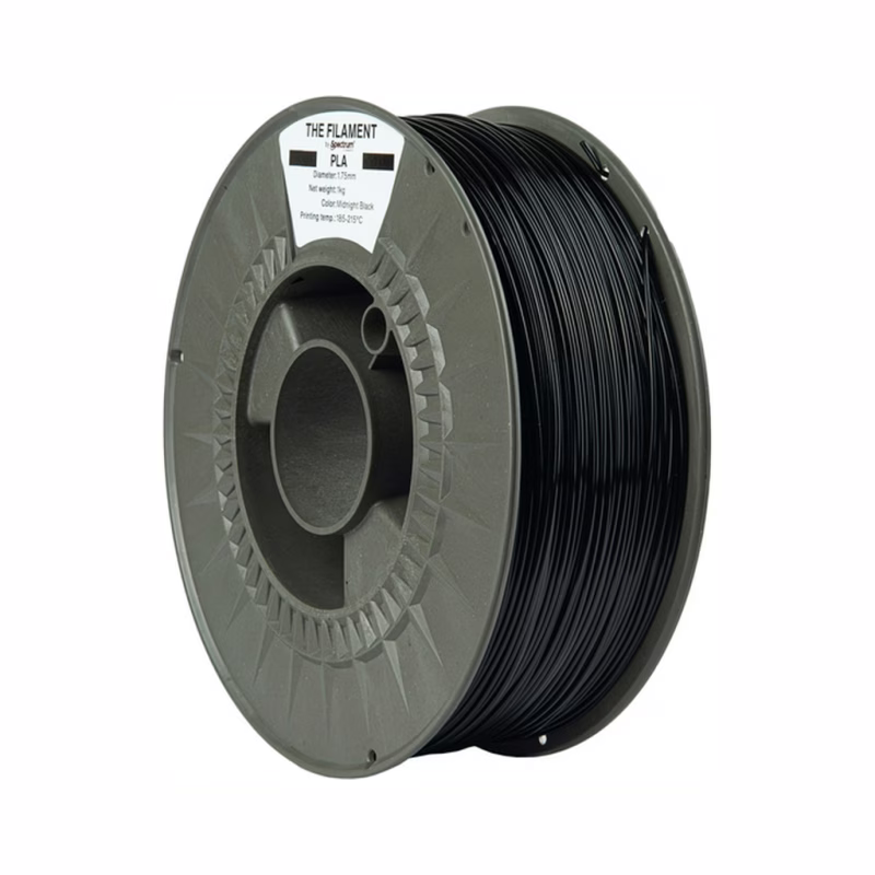 Пластик для 3D-принтера The Filament PLA 1.75mm 1kg MIDNIGHT BLACK (TF-24000)