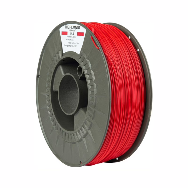 Пластик для 3D-принтера The Filament PLA 1.75mm 1kg TECHNICAL RED (TF-24005)