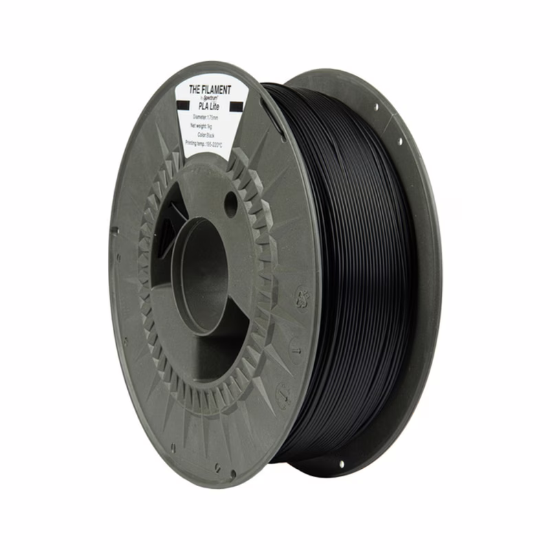 Пластик для 3D-принтера The Filament PLA Lite 1.75mm BLACK 1kg (TF-24224)