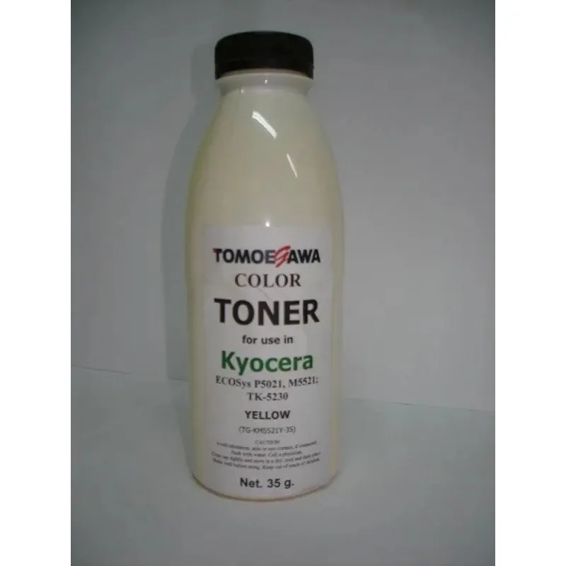 Тонер KYOCERA TK-5230 (35г) Yellow Tomoegawa (TG-KM5521Y-35)