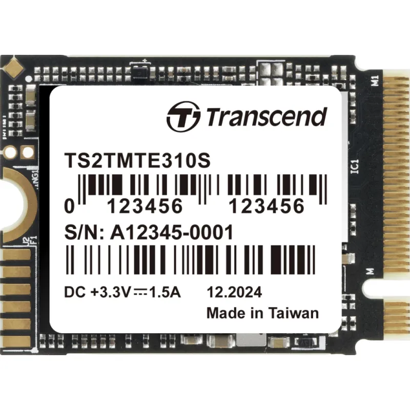 Накопичувач SSD M.2 2230 512GB 310S Transcend (TS512GMTE310S)