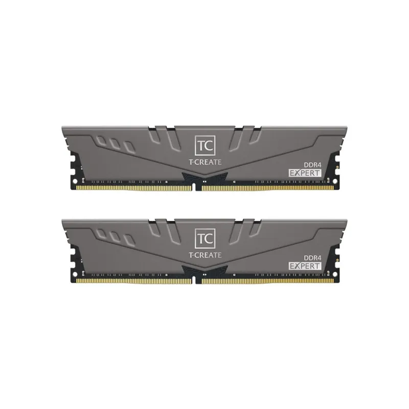 Модуль пам'яті для комп'ютера DDR4 16GB (2x8GB) 3200 MHz T-Create Expert Gray Team (TTCED416G3200HC16FDC01)