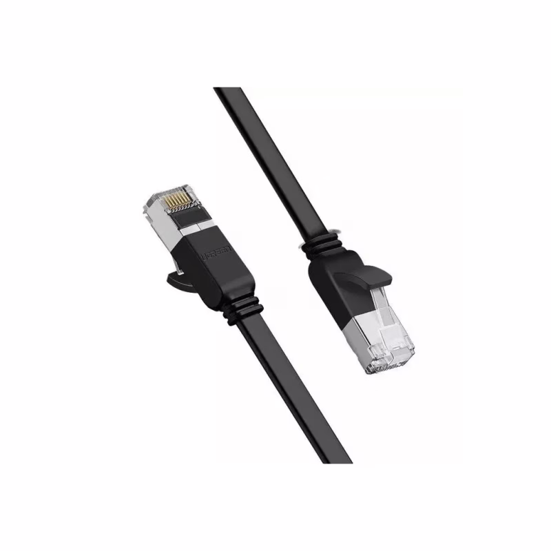 Патч-корд 1м, U/UTP cat 6 RJ-45 COPPER black Ugreen (U_50184)