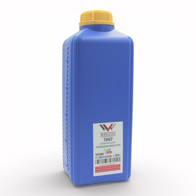 Тонер Kyocera ECOSYS M2040/2135/2540/TK-1150/1160/1170, high quality фас. 1kg Welldo (UWDTK2540HQ-1)