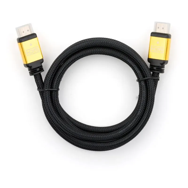 Кабель мультимедійний HDMI M to HDMI M 1.8m V2.0 Vinga (VCPDCHDMI2VMM1.8BK)