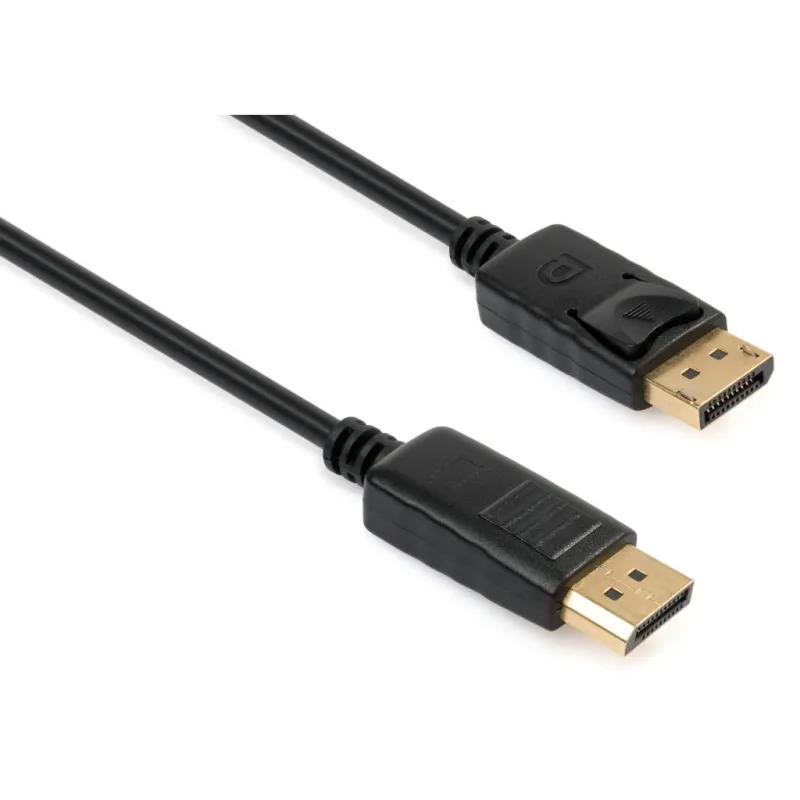 Кабель мультимедійний DisplayPort M to DisplayPort M 1.8m Vinga (VCPDP1.8BK)