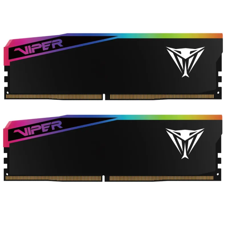 Модуль пам'яті для комп'ютера DDR5 32GB (2x16GB) 6000 MHz Viper Elite 5 Ultra RGB Patriot (VEUR532G6028K)