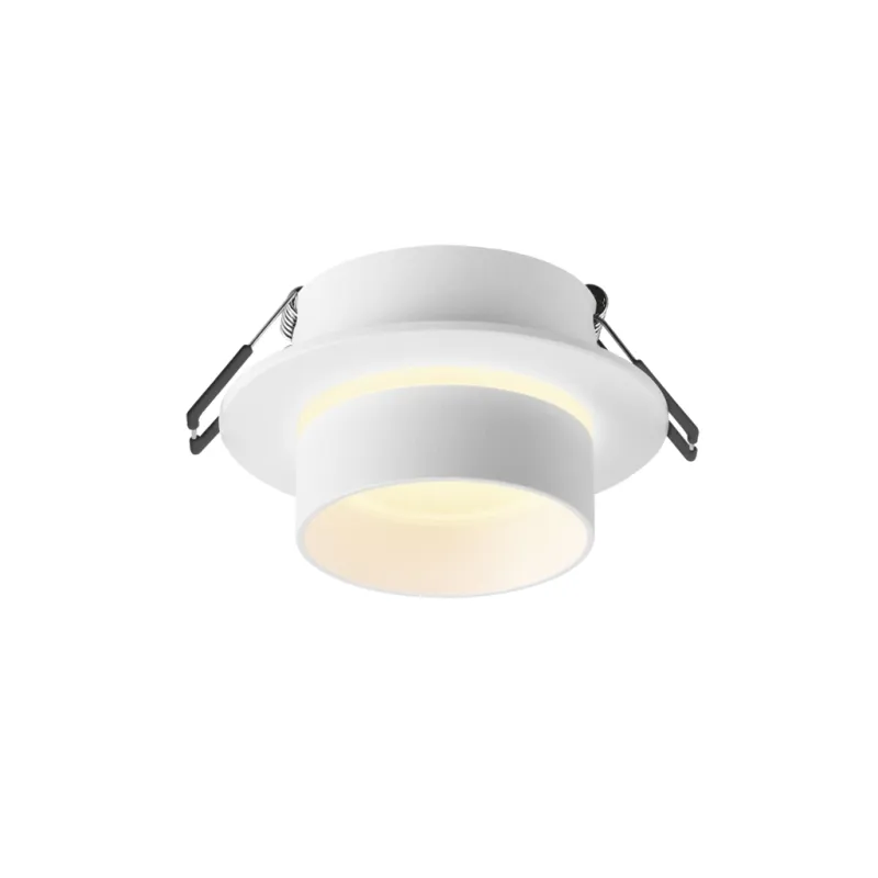 Світильник точковий Videx під лампу GU10 врізний Круглий Білий (VL-SPF11R-W)