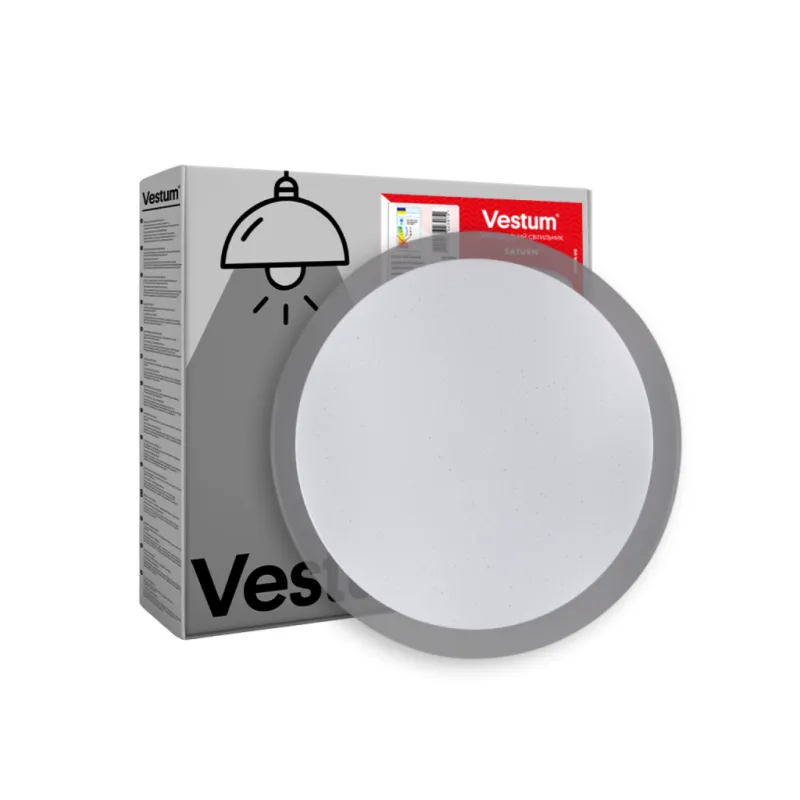 Світильник Vestum SATURN зоряне небо 30W 425*60мм 4000К (VS-90028)
