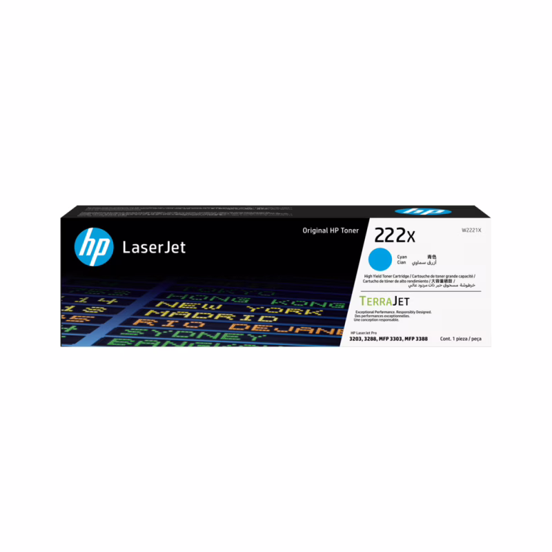Картридж HP CLJ  222X Cyan 2.5K (W2221X)