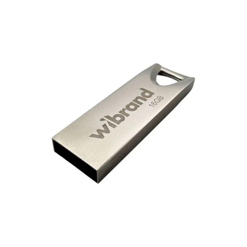USB флеш накопичувач Wibrand 16GB Taipan Silver USB 2.0 (WI2.0/TA16U2S)