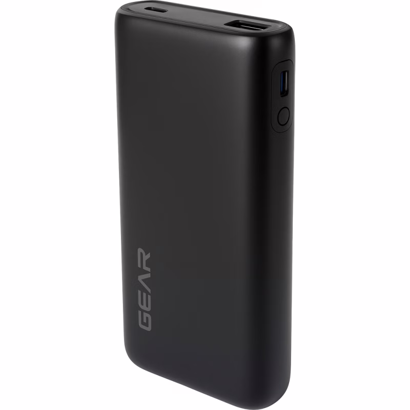 Батарея универсальная GEAR 20000mAh, PD/22.5W, black (WP952P)