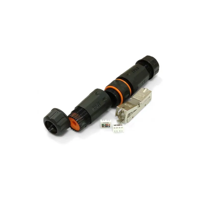 Конектор RJ45 водонепроникний IP68, cat.6A STP Eserver (WT-2611)