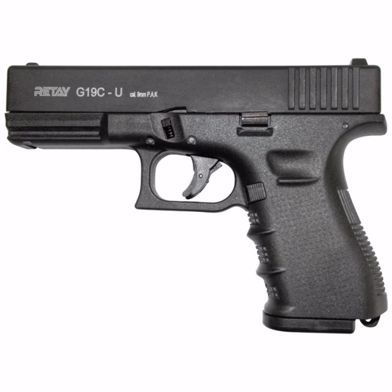 Стартовый пистолет Retay G 19C Black (X614209B19)