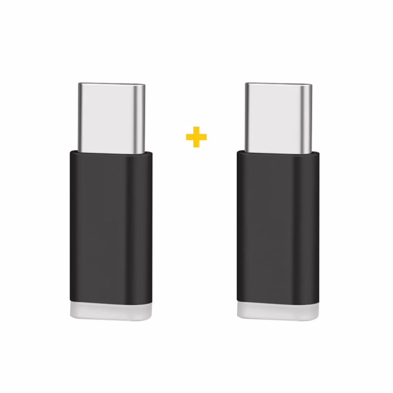 Перехідник Micro 5P F to USB-C M 2PCS black XoKo (XK-AC010-BK2)
