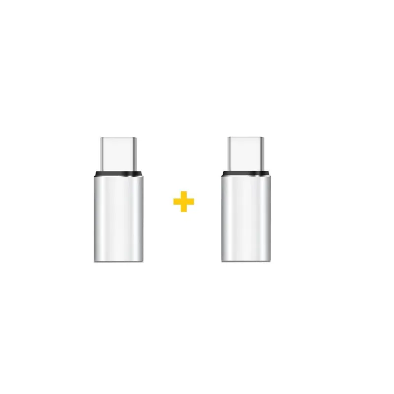 Перехідник Lightning F to USB-C M 2PCS silver XoKo (XK-AC025-SL2)