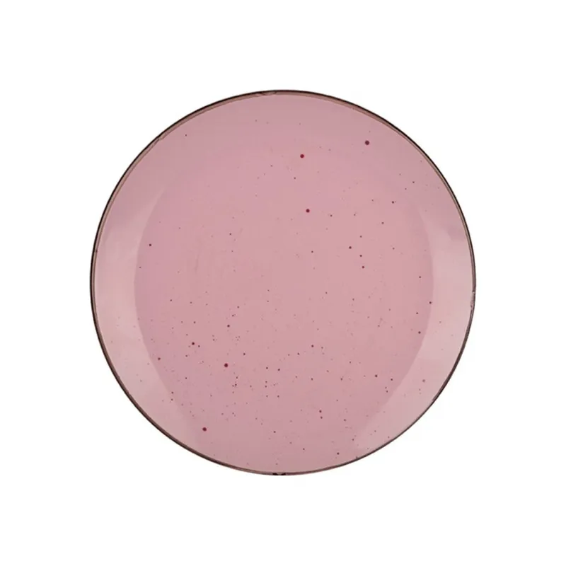 Тарілка Limited Edition Terra 20 см Десертна Рожева (YF6007-2)