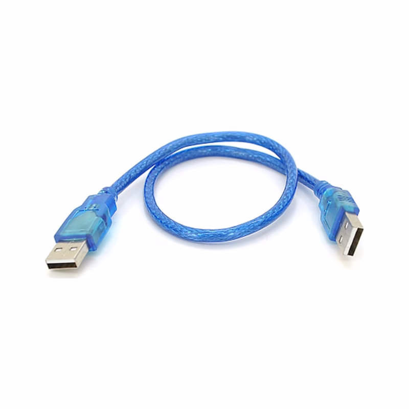 Дата кабель USB 2.0 AM/AM 0.5m blue Ritar (YT-AM/AM-0.5TBL)