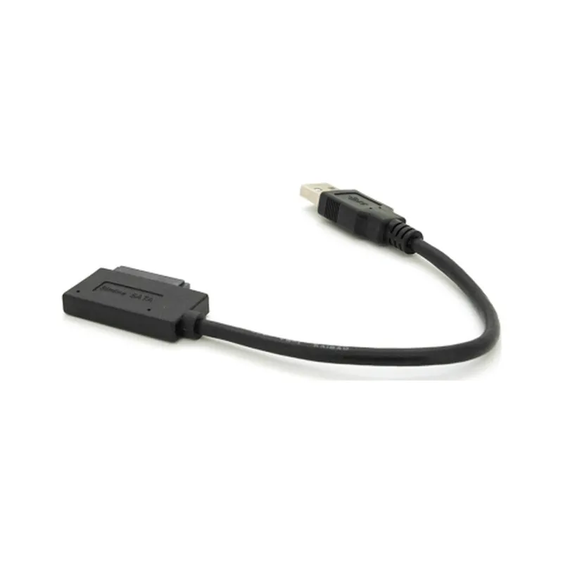 Перехідник USB 3.0 AM to Slimline SATA 13 pin 0.12m for ODD black Voltronic (YT-C3.0-SATA/0.12)