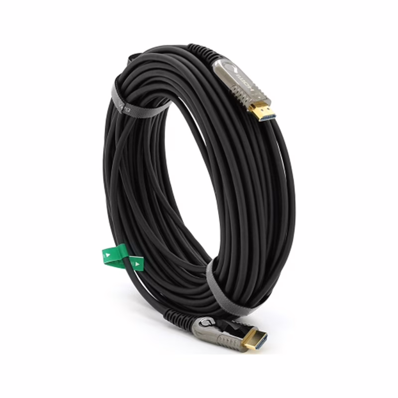 Кабель мультимедийный HDMI M to HDMI M 20.0m V2.0 4K UHD black VEGGIEG (YT-HDMI(M)/(M)HA-20/19719)