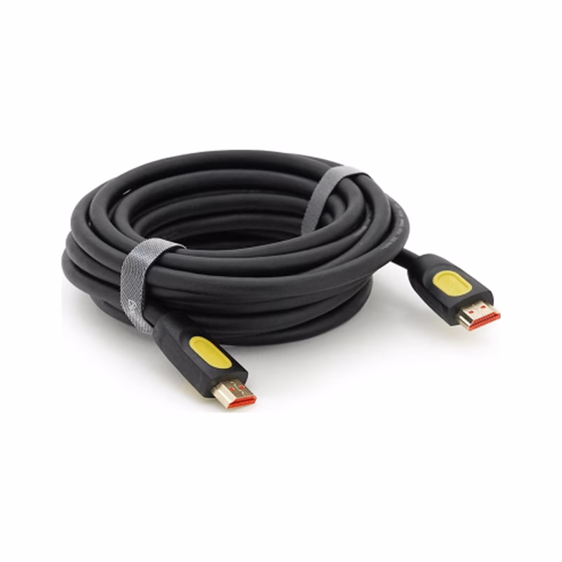 Кабель мультимедийный HDMI M to HDMI M 5.0m V2.0 4K UHD black VEGGIEG (YT-HDMI(M)/(M)HA-5/19714)