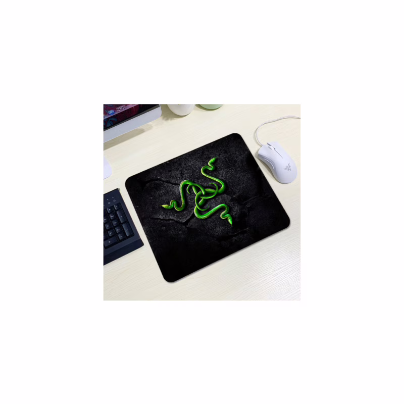 Коврик для мышки Voltronic Razer 11 Black/Green (YT-RZ11)