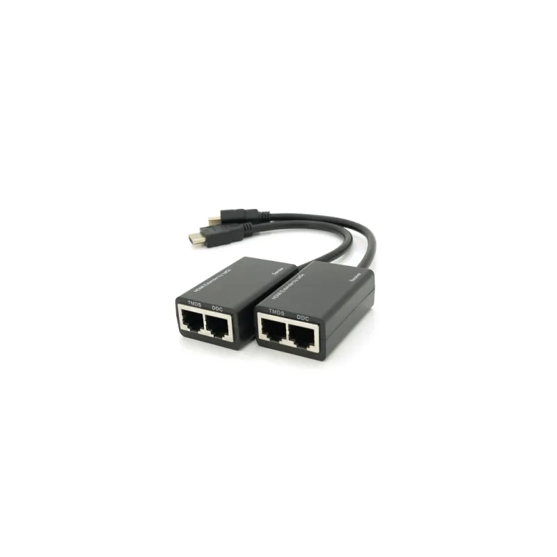 Адаптер HDMI extender passive 30m 2xCAT5E/6 Voltronic (YT-SEP HDMI/2P-30m)