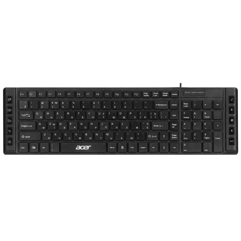 Клавіатура Acer OKW010 USB Black (ZL.KBDEE.012)