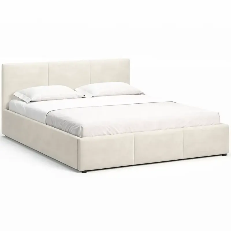 Ліжко м'яке, MyBed Nela, 160х200, Бежева, з підйомним механізмом